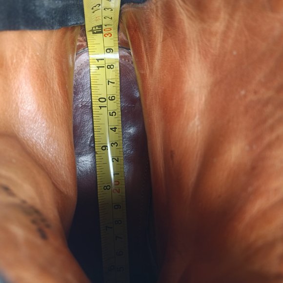 Elia Maurizi Leather Ankle Boots Back Zip Natural Rubber Mid-Sole Size 10.5 M - Picture 11 of 12